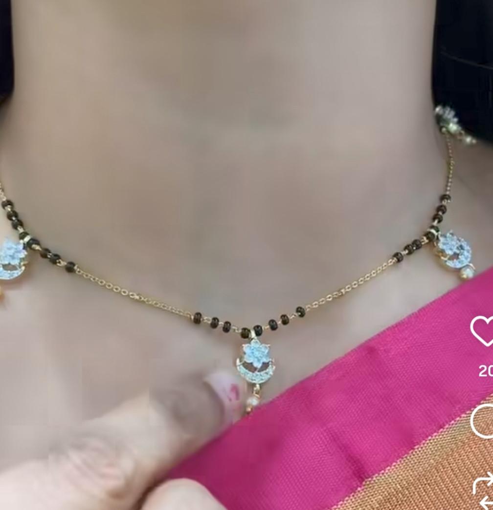 Single line mangalsutra