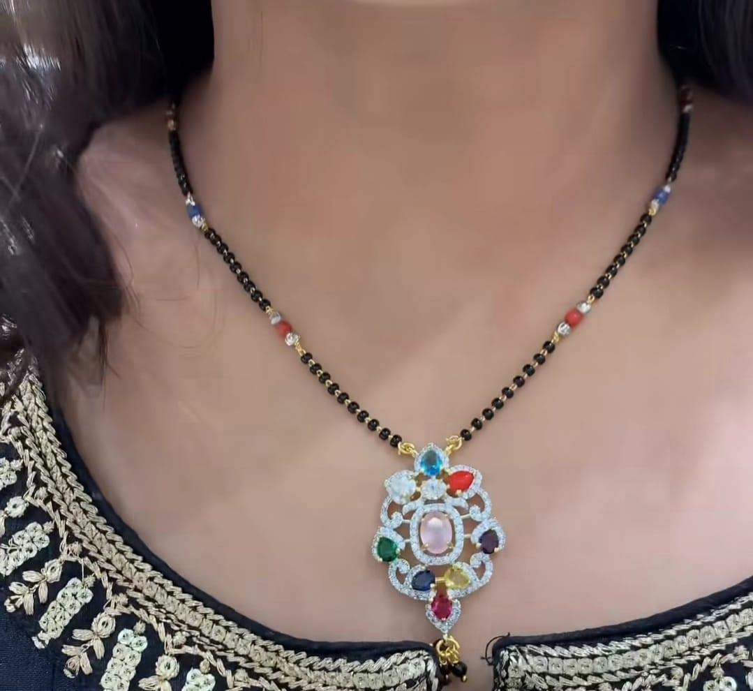 Single line mangalsutra